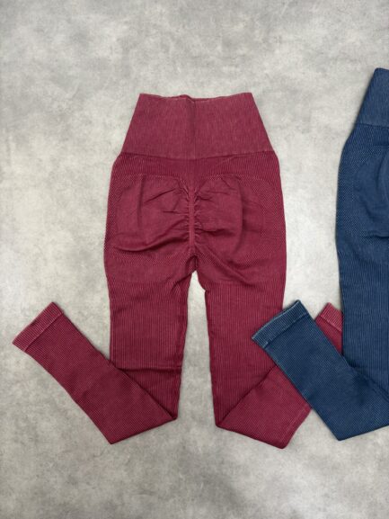 Legging à rayures push up