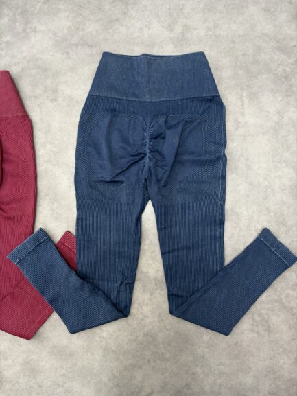 Legging à rayures push up