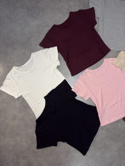 Crop top demi manche