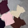 Crop top demi manche