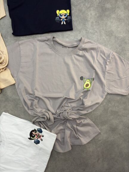 T-shirt coton avec motif
